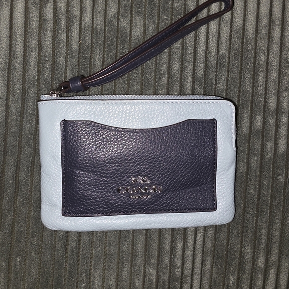 Coach Handbags - Coach | Blue Wristlet
